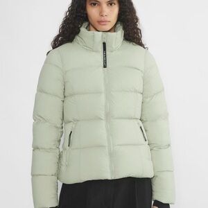 Aritzia Supersnugg Puff in Silver Sage Green NWT